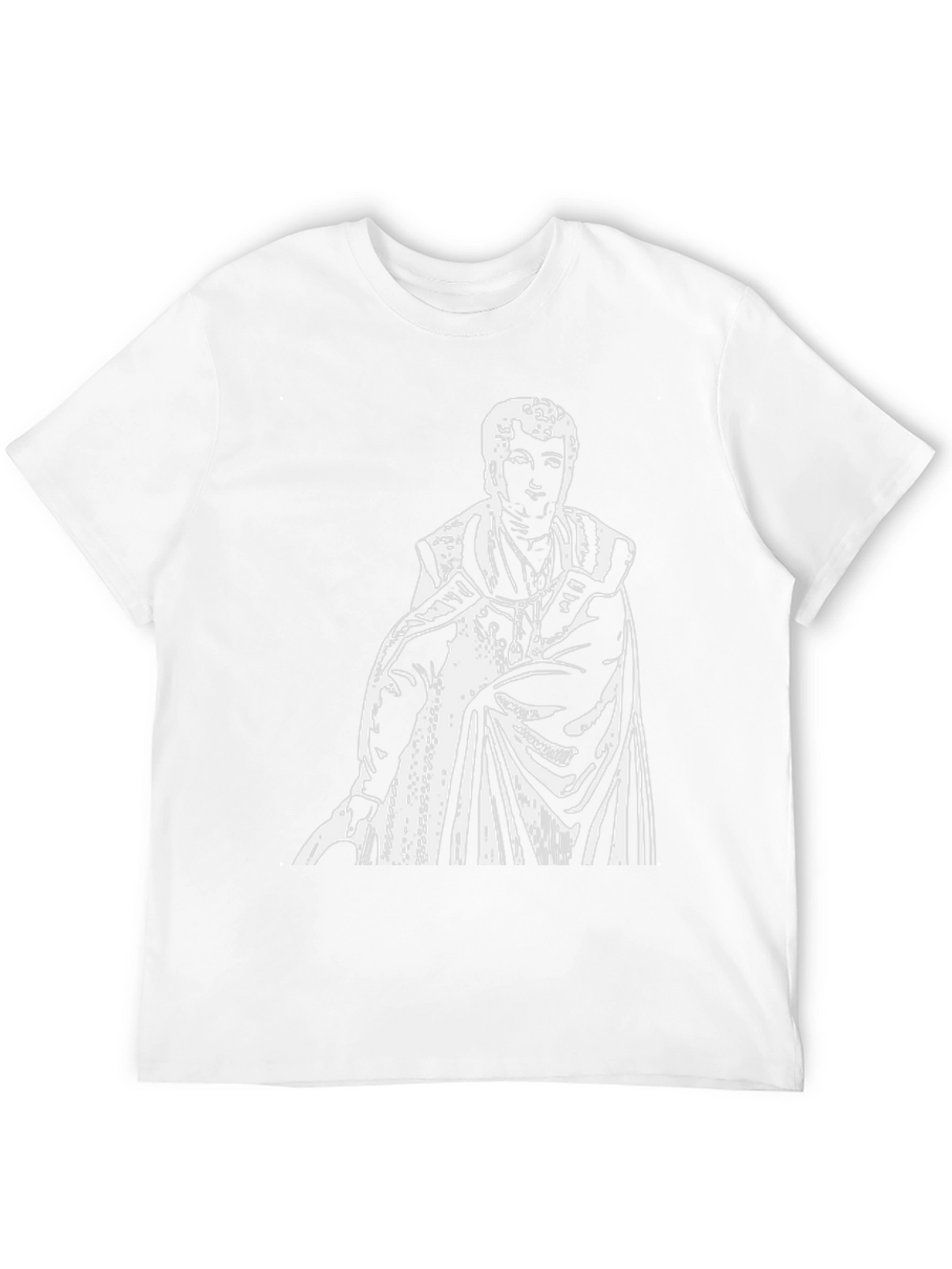 Statue Graphic T-Shirt - Black