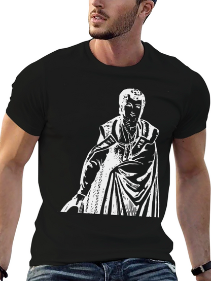 Statue Graphic T-Shirt - Black