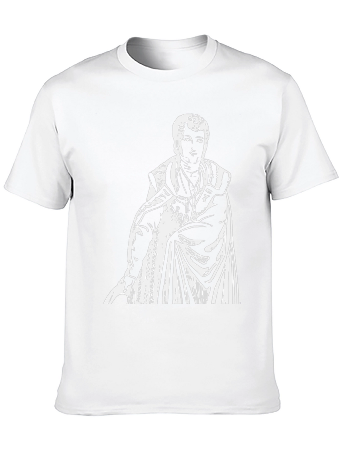 Statue Graphic T-Shirt - Black