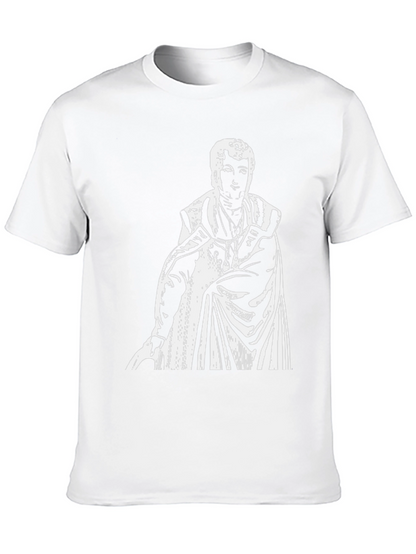 Statue Graphic T-Shirt - Black