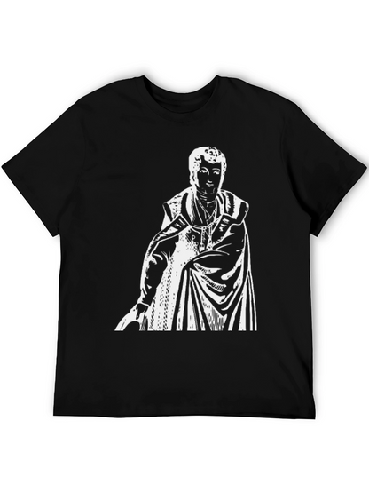 Statue Graphic T-Shirt - Black