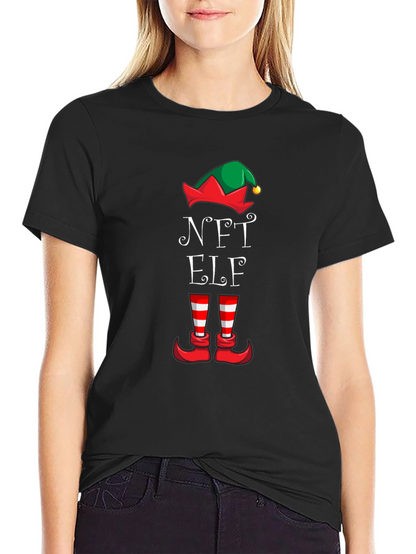 NFT Elf Holiday Tee - Funny Christmas Shirt