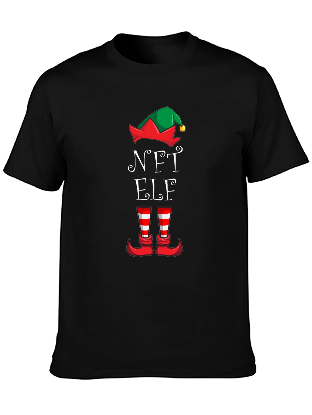 NFT Elf Holiday Tee - Funny Christmas Shirt