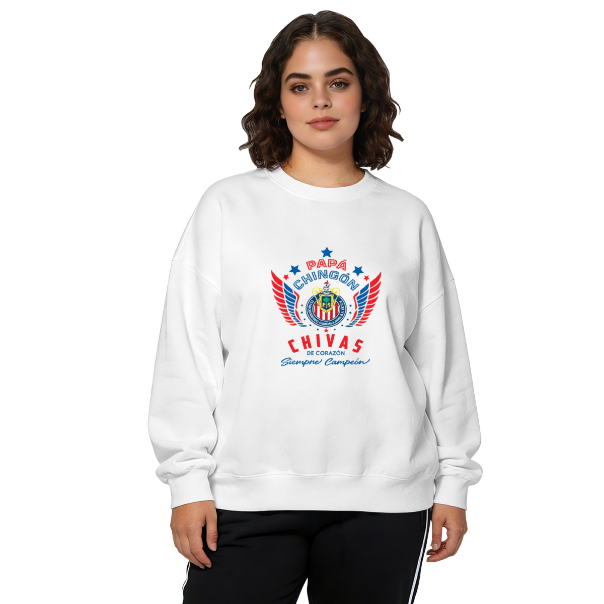 Papa Chingon Chivas De Corazon Fan Crewneck Sweatshirt