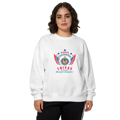 Papa Chingon Chivas De Corazon Fan Crewneck Sweatshirt