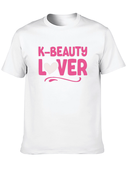 K-Beauty Lover Black Cotton Tee