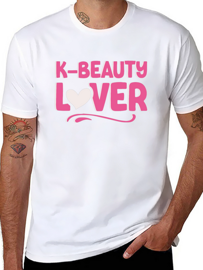 K-Beauty Lover Black Cotton Tee