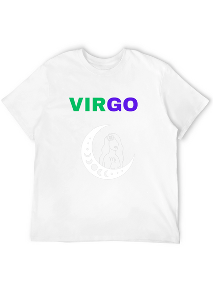 Virgo Zodiac Sign T-Shirt - Black