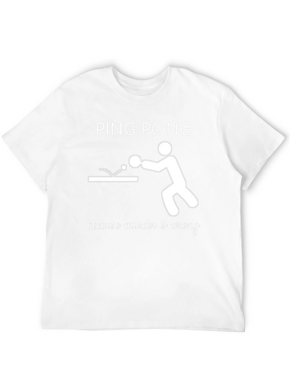 Ping Pong Because Murder Is Wrong T-Shirt