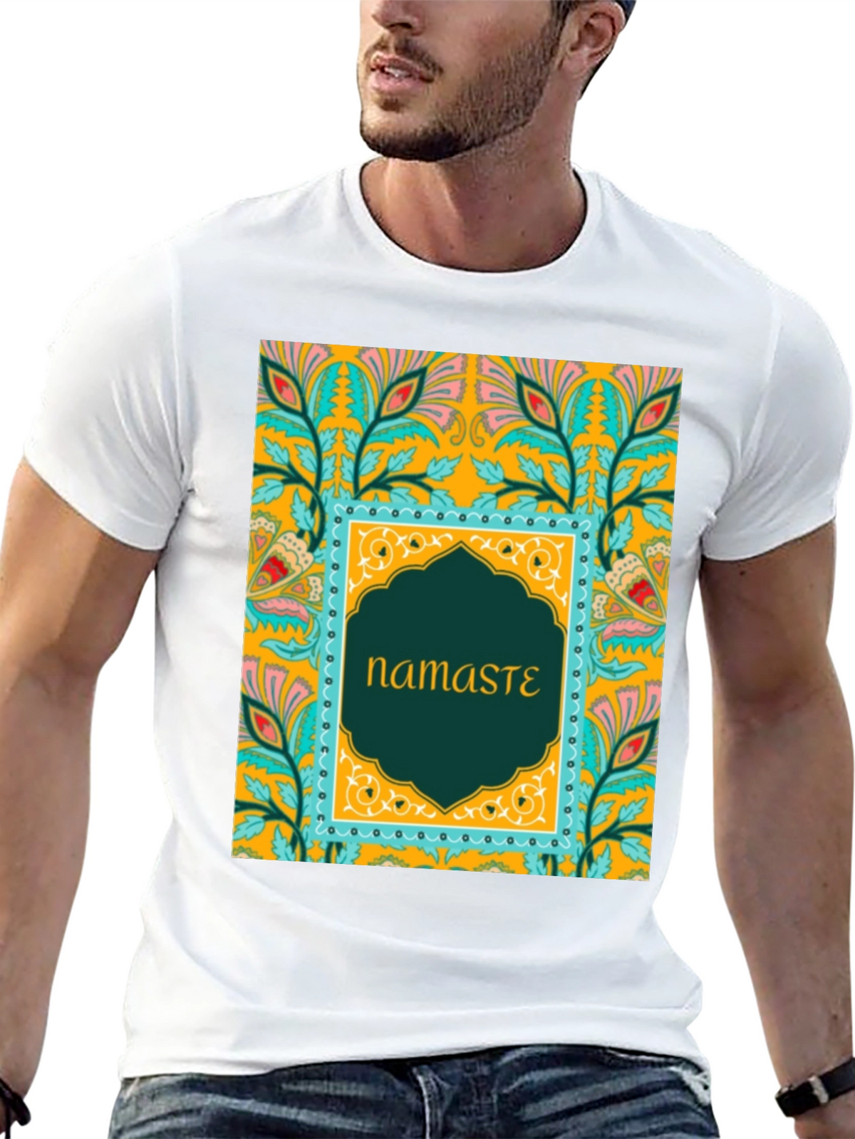 Namaste Graphic Tee - Stylish & Unique Design