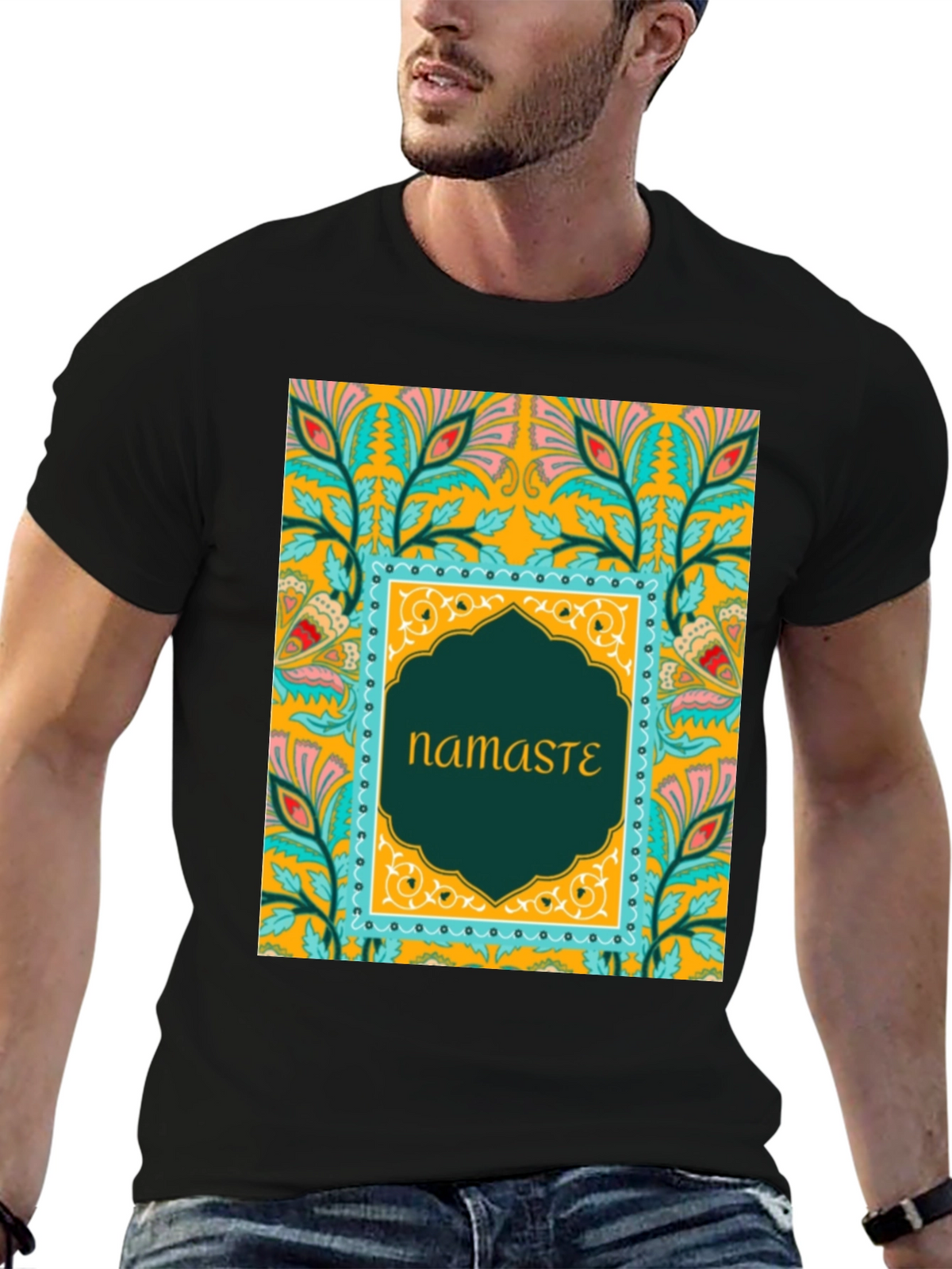 Namaste Graphic Tee - Stylish & Unique Design