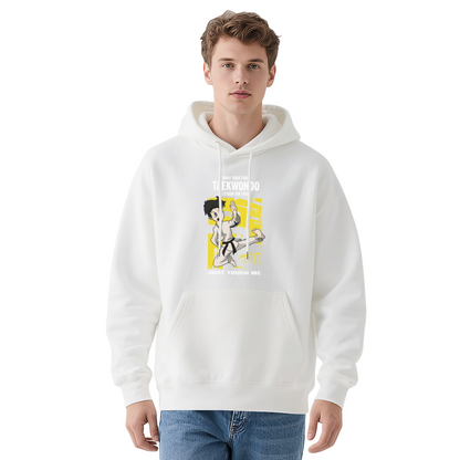 Taekwondo Cartoon Red Men¡¯s Hoodie, Warm Comfortable Fit