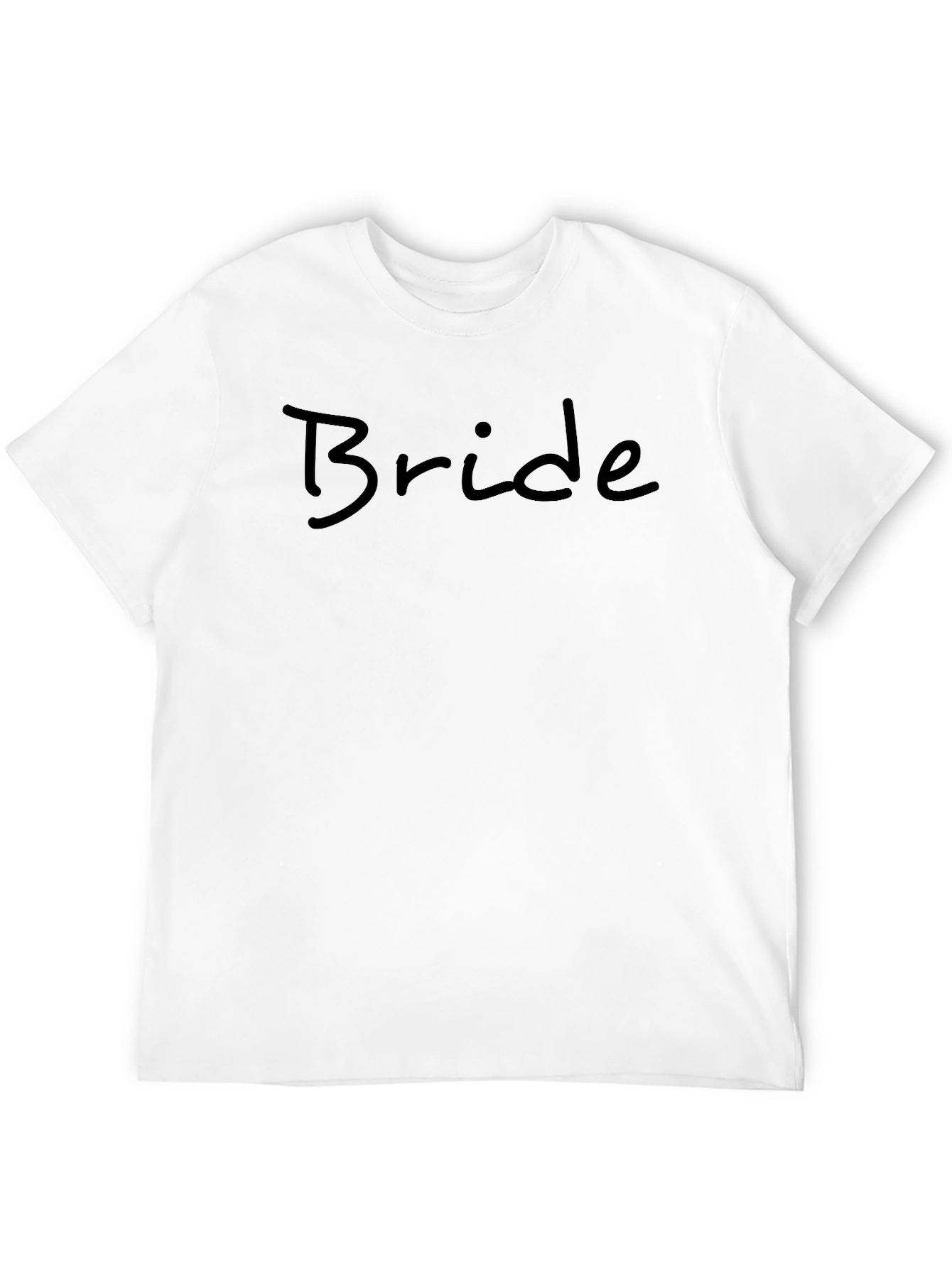 Bride Script T-Shirt - Black