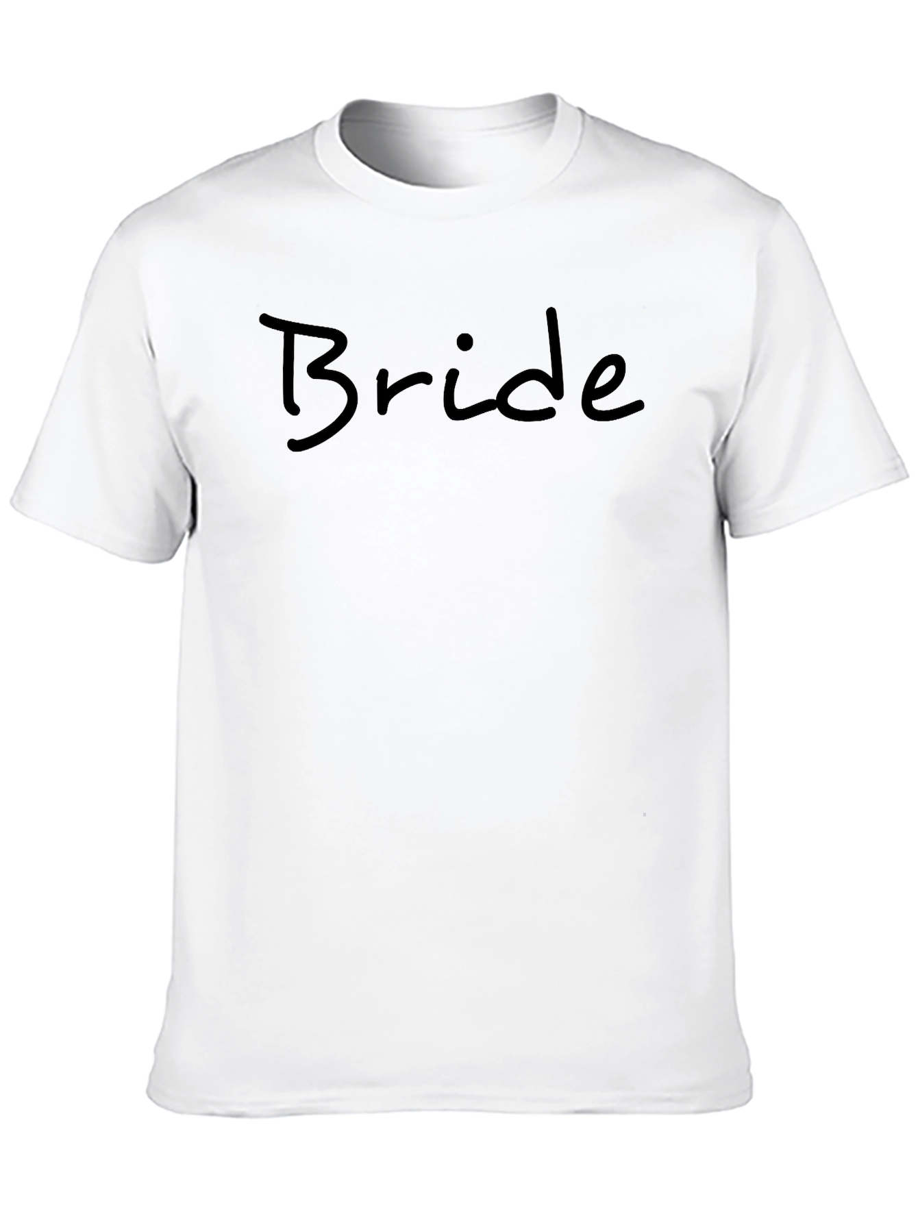 Bride Script T-Shirt - Black