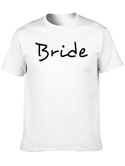 Bride Script T-Shirt - Black
