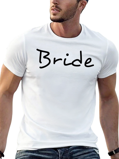 Bride Script T-Shirt - Black
