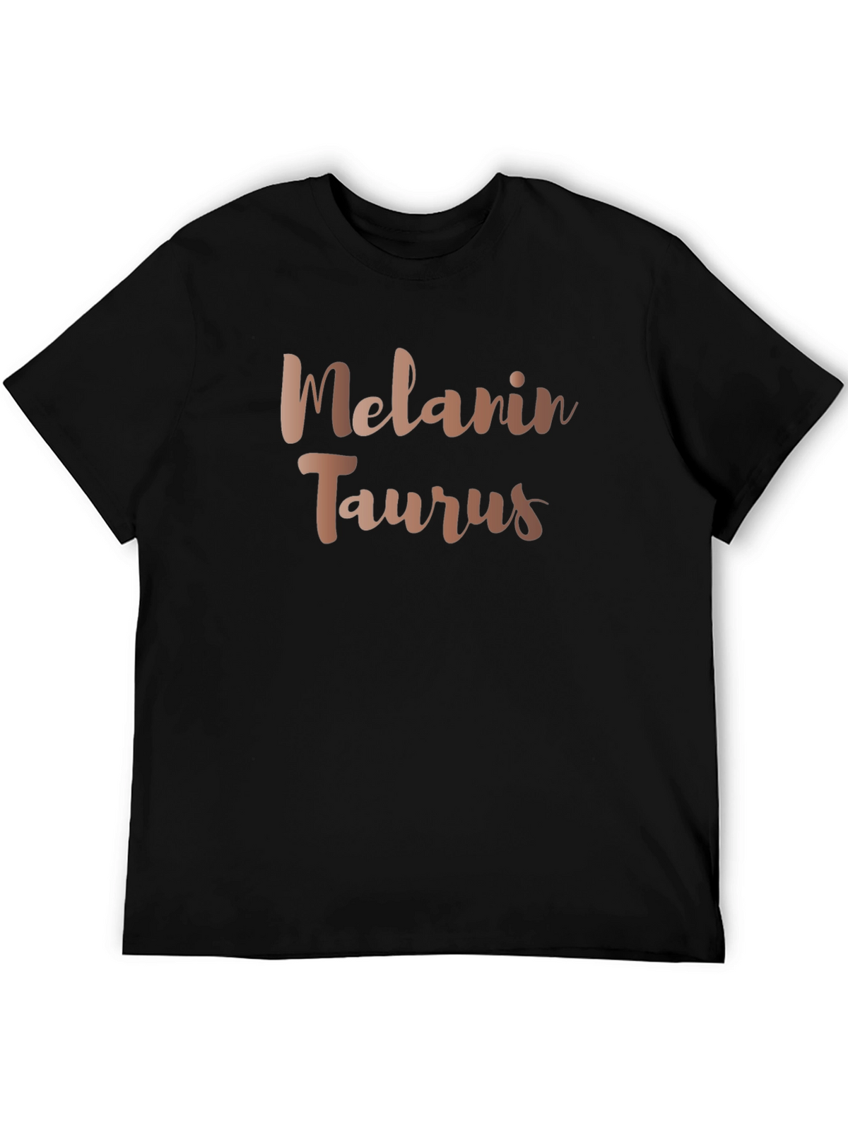 Melanin Taurus Graphic Tee - Zodiac Sign Shirt