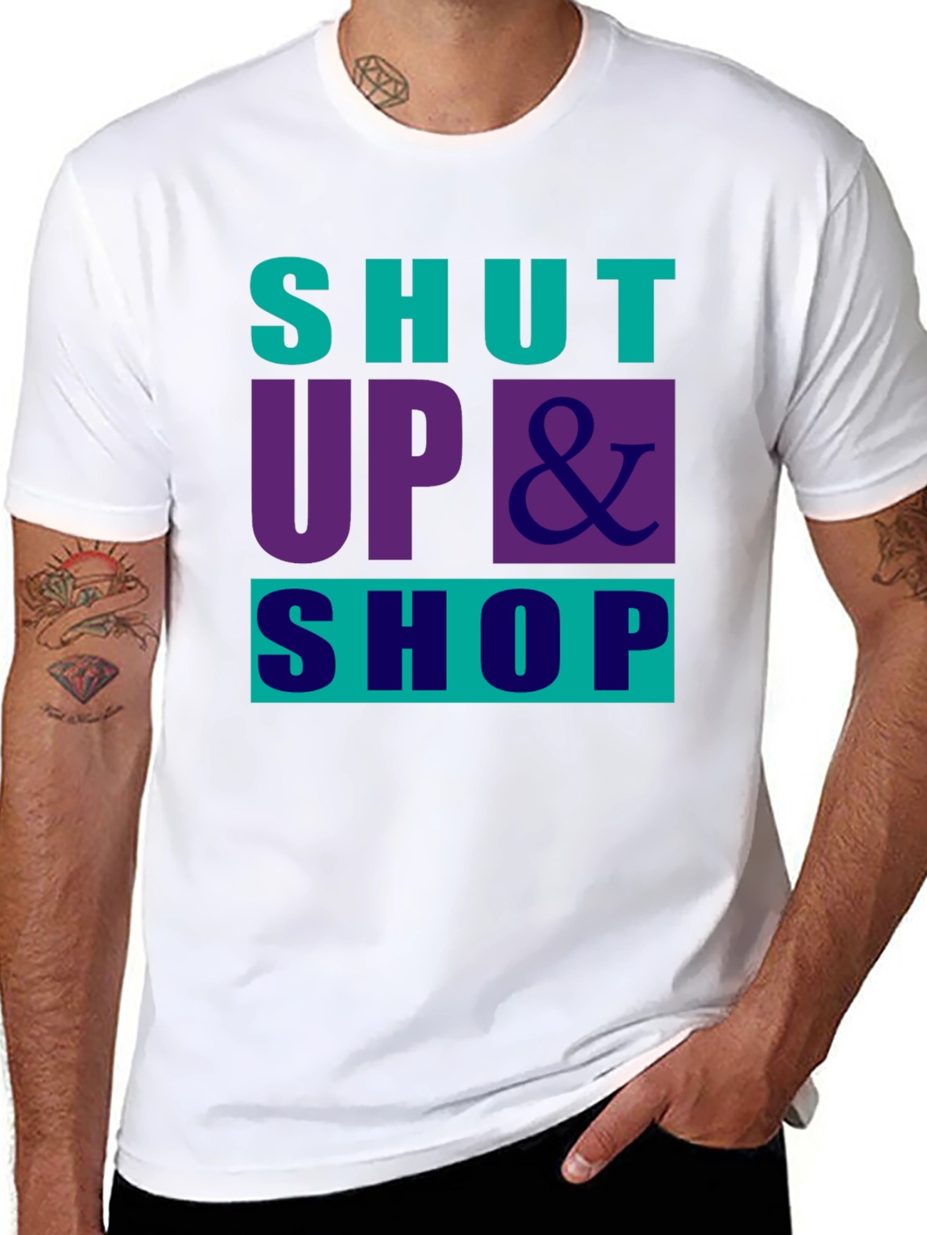 Shut Up & Shop Graphic Tee
