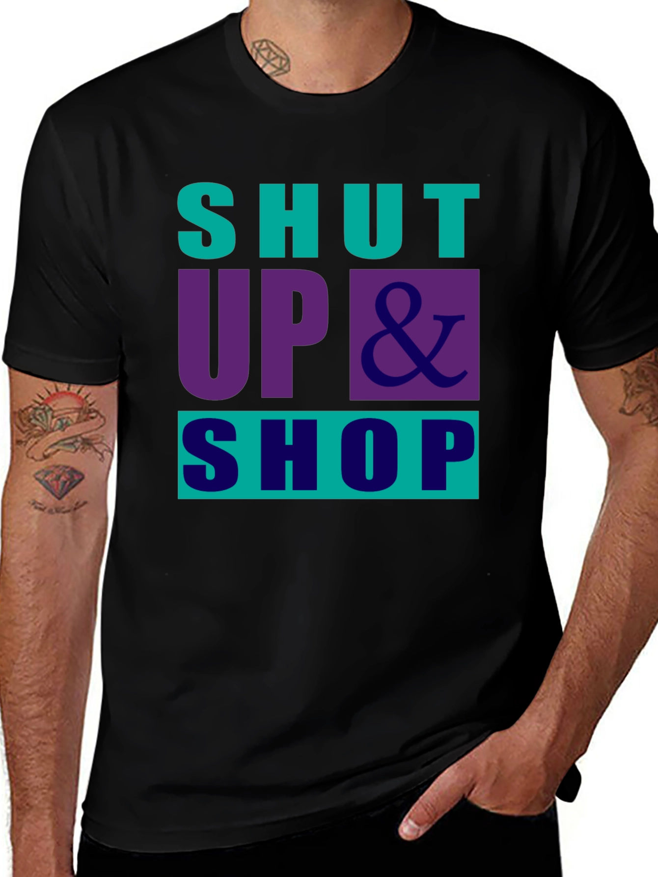 Shut Up & Shop Graphic Tee