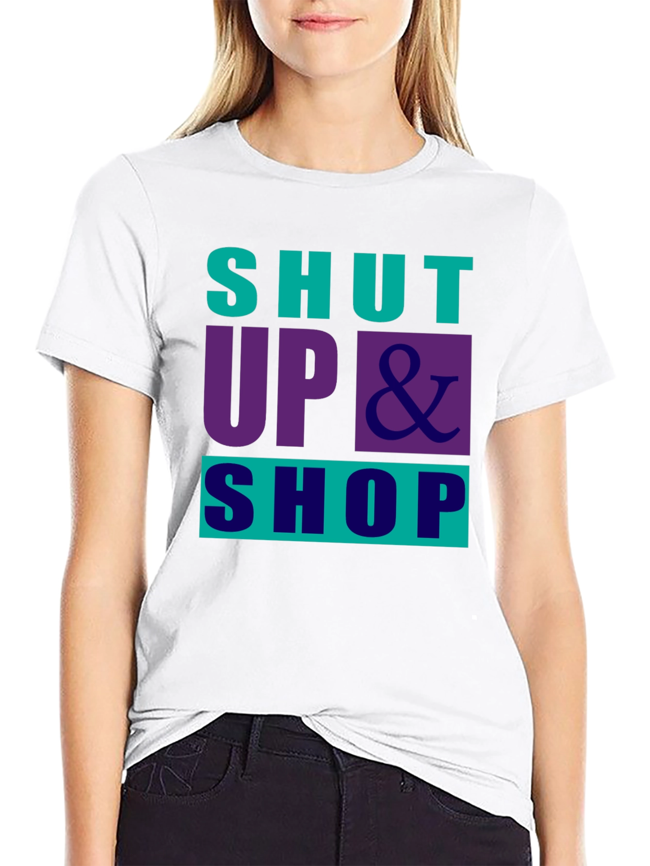Shut Up & Shop Graphic Tee