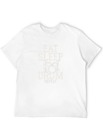 Eat Sleep Drum Repeat Graphic T-Shirt