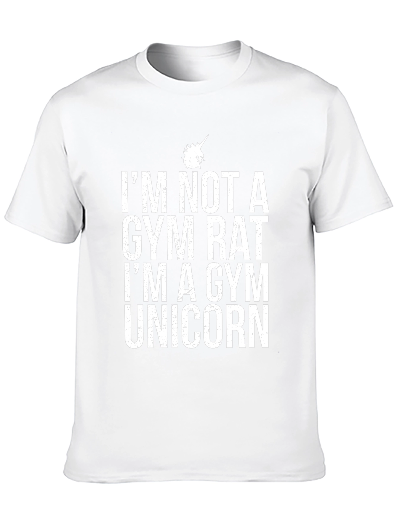 Gym Unicorn Graphic Tee - Black