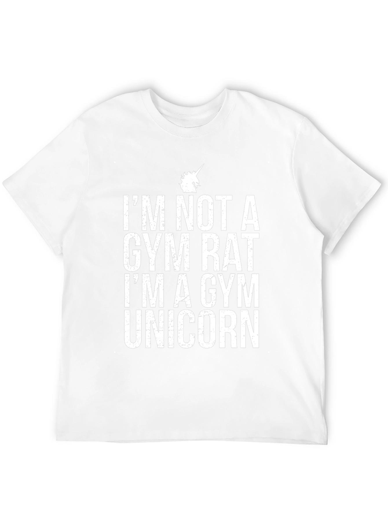 Gym Unicorn Graphic Tee - Black