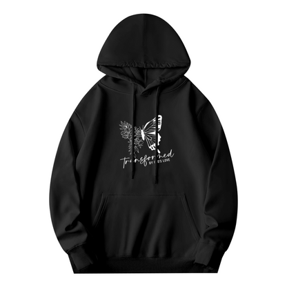 Transformed By God¡¯s Love Butterfly Faith Art Hoodie