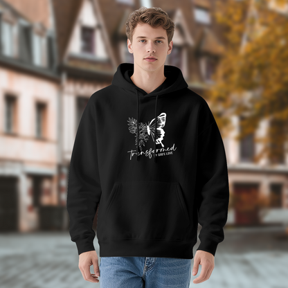Transformed By God¡¯s Love Butterfly Faith Art Hoodie