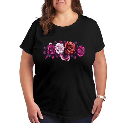 Vibrant Hummingbird & Hibiscus Vintage Tattoo Tee