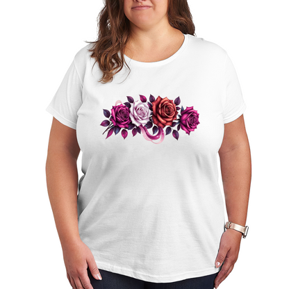 Vibrant Hummingbird & Hibiscus Vintage Tattoo Tee