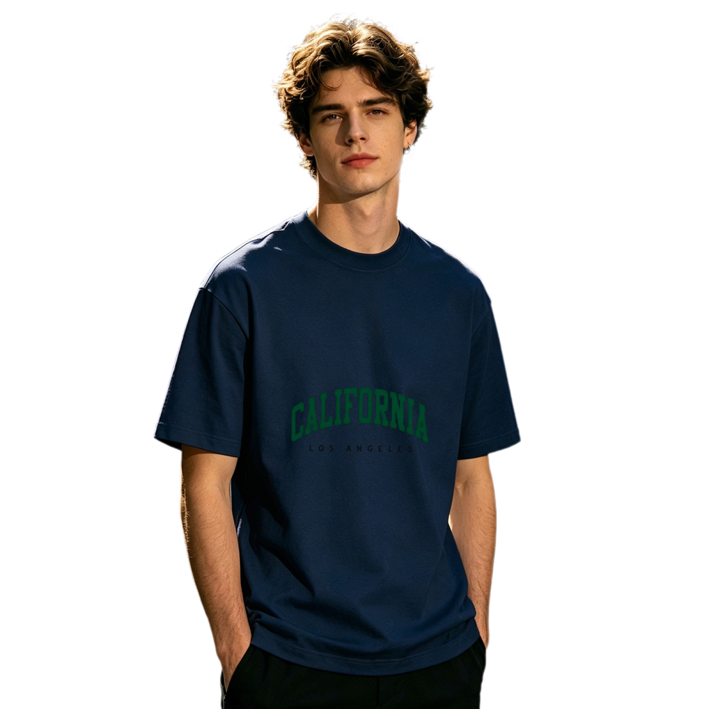 Men's Vintage California Arch College Retro Letter Graphic T-Shirt
