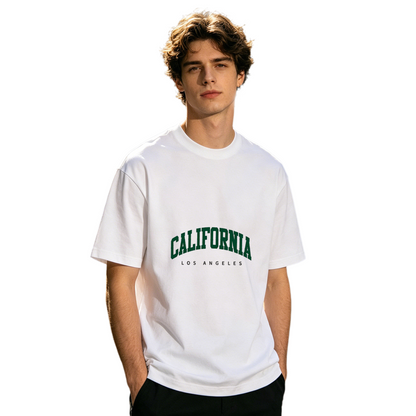 Men's Vintage California Arch College Retro Letter Graphic T-Shirt