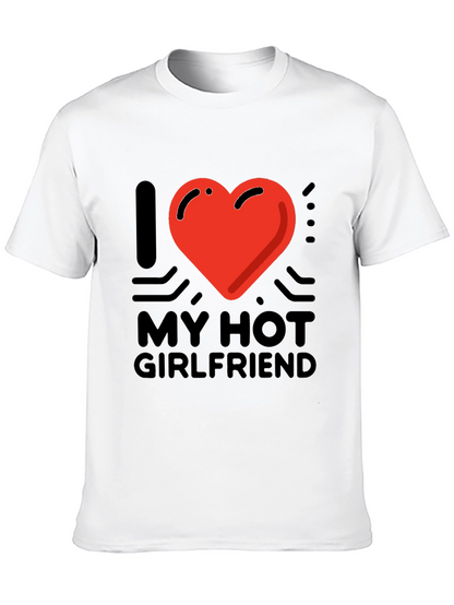 I Heart My Hot Girlfriend Graphic Tee - Black