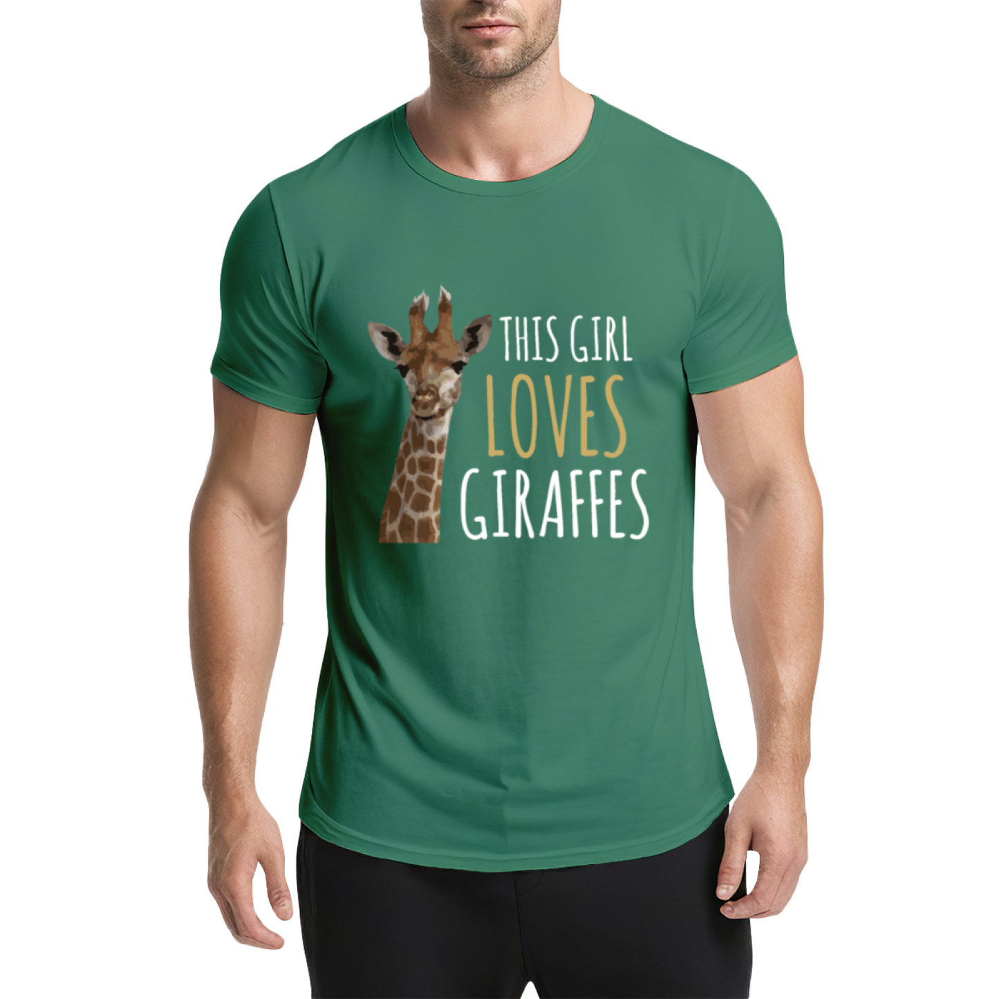 This Girl Loves Giraffes Cute Animal T-Shirt