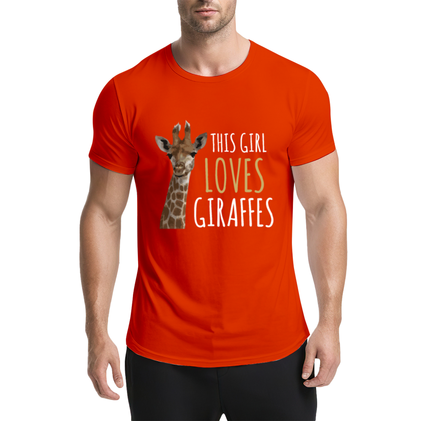 This Girl Loves Giraffes Cute Animal T-Shirt