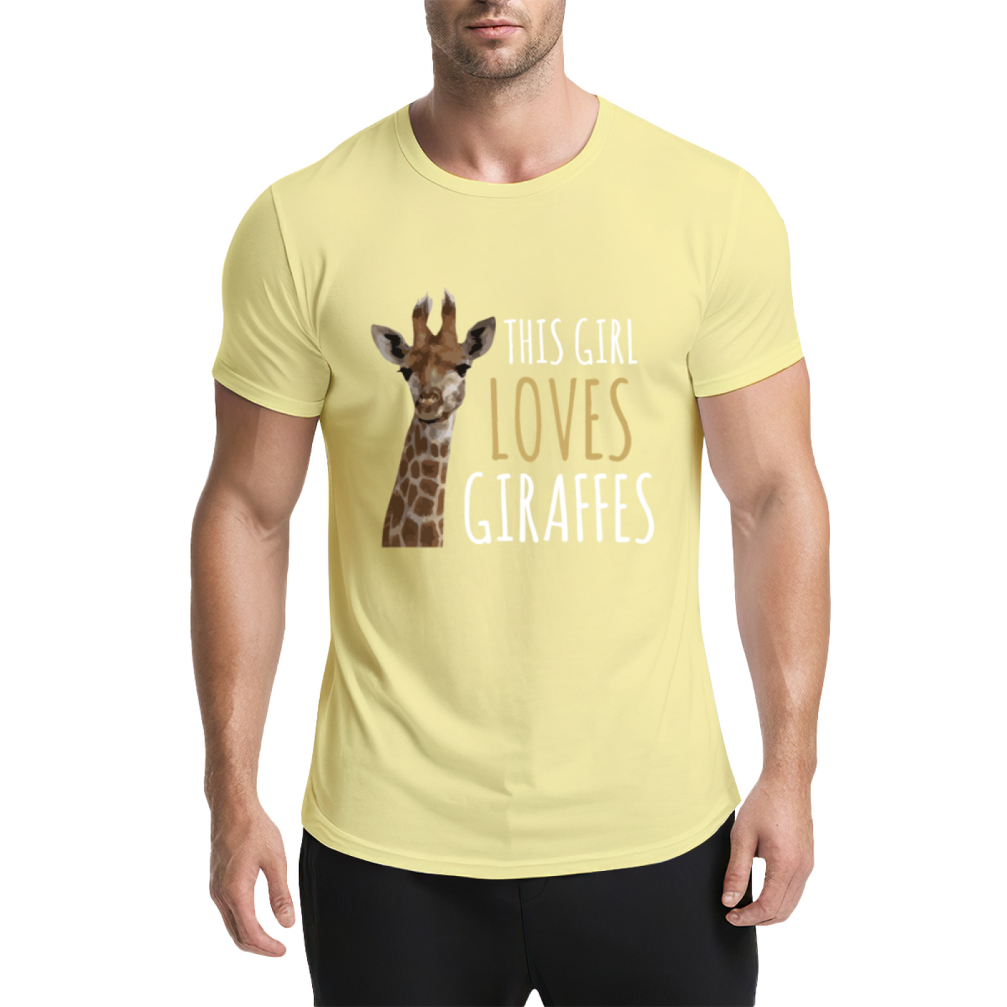 This Girl Loves Giraffes Cute Animal T-Shirt