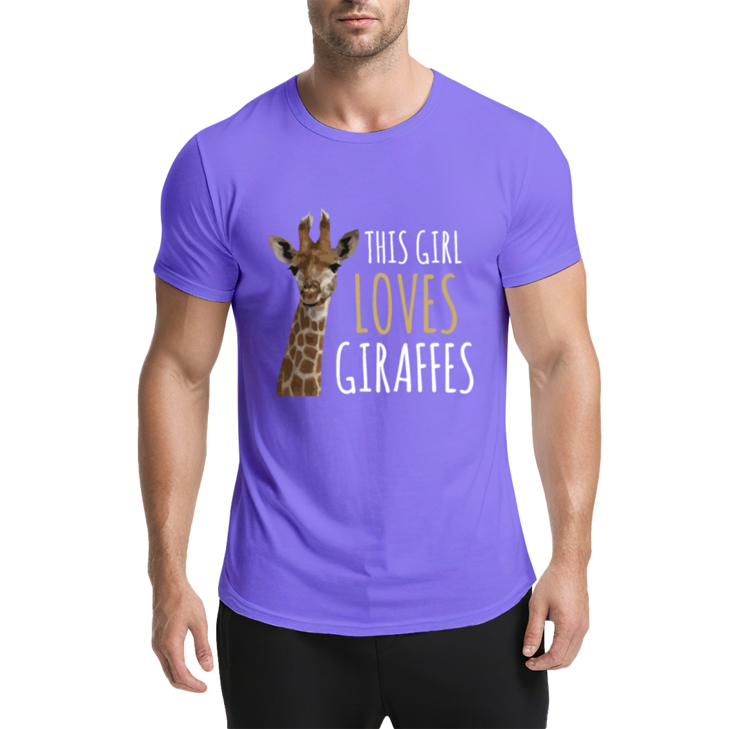 This Girl Loves Giraffes Cute Animal T-Shirt