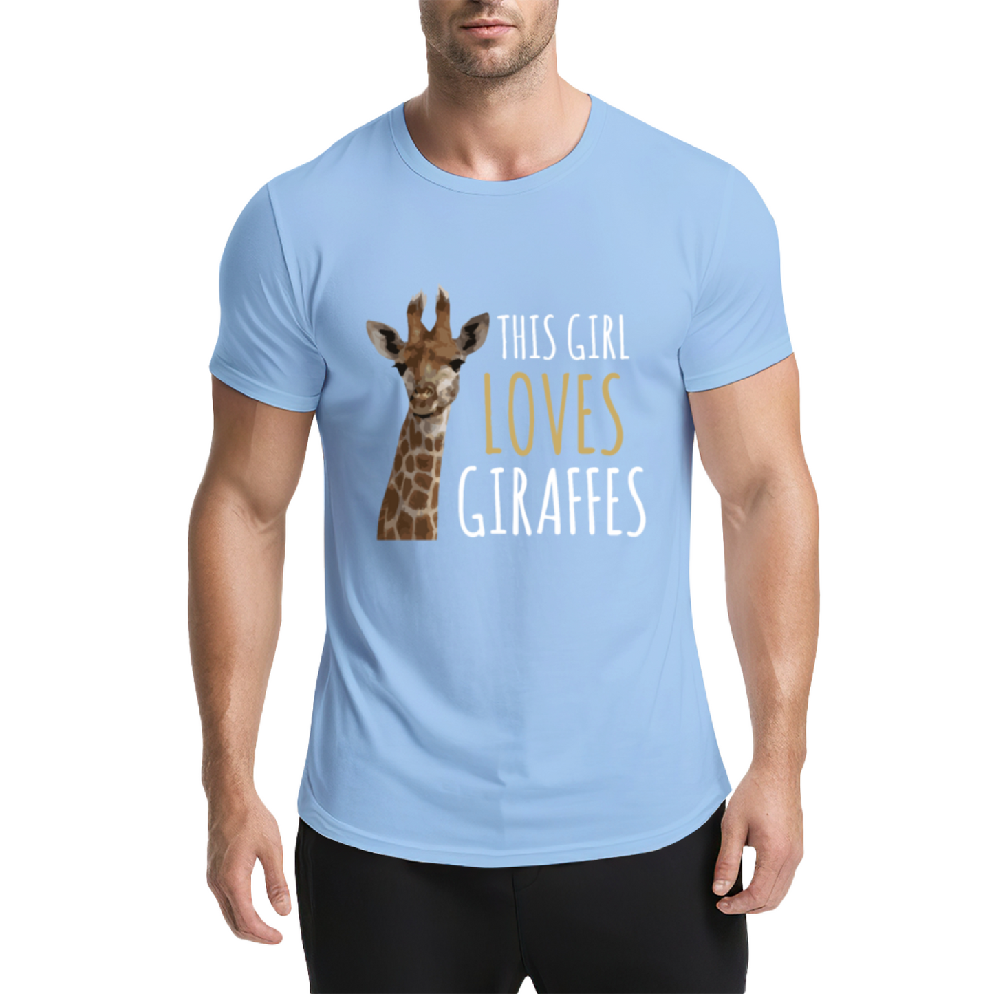 This Girl Loves Giraffes Cute Animal T-Shirt