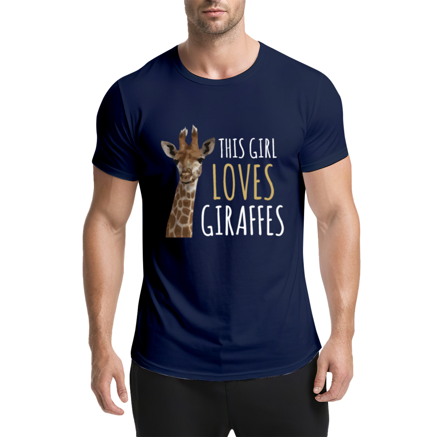 This Girl Loves Giraffes Cute Animal T-Shirt