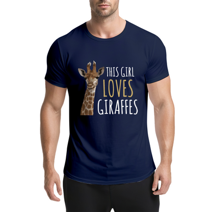 This Girl Loves Giraffes Cute Animal T-Shirt