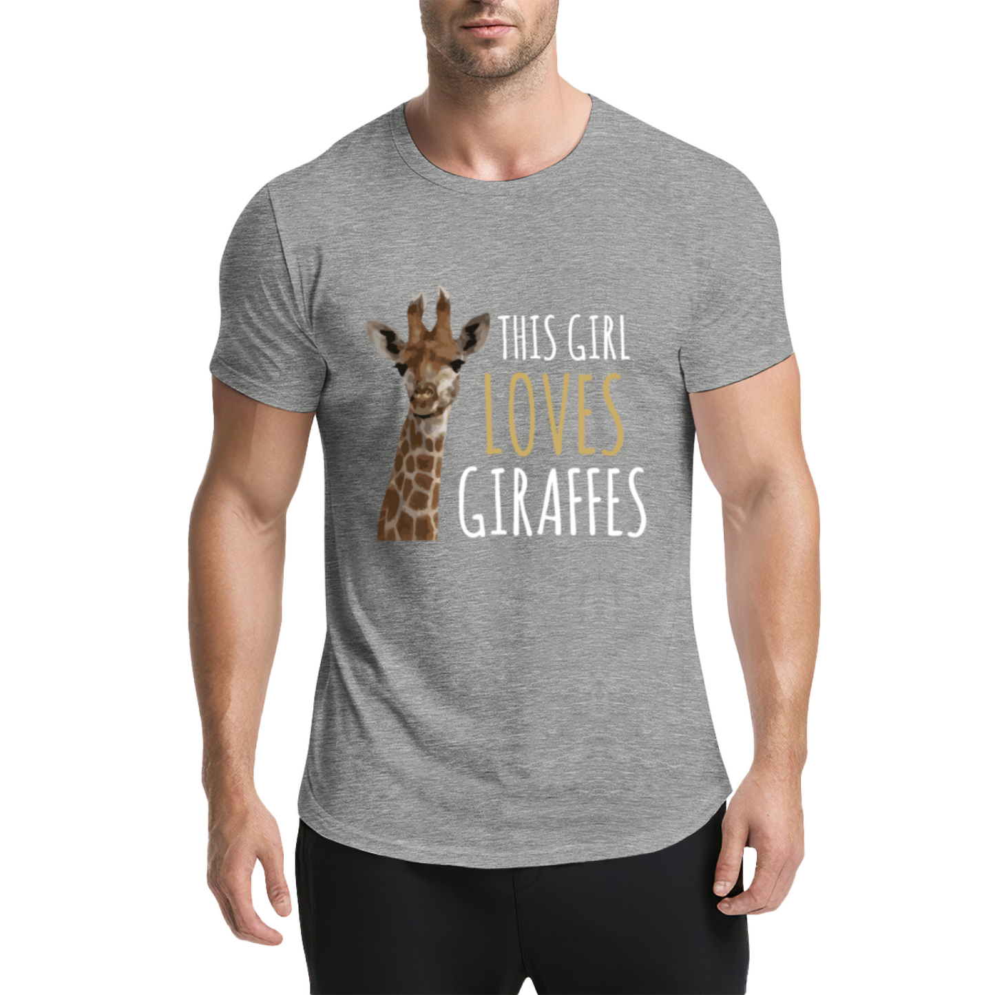 This Girl Loves Giraffes Cute Animal T-Shirt