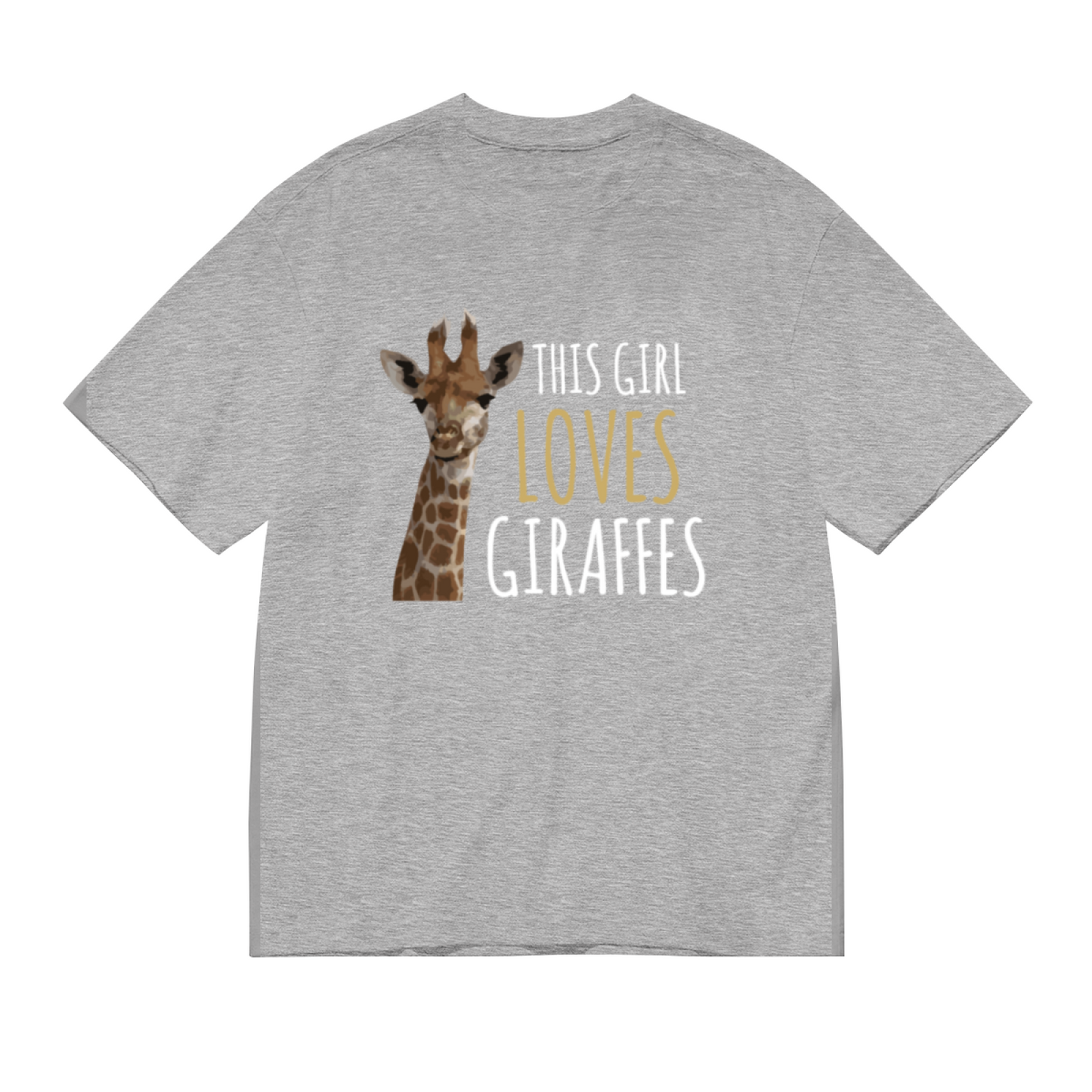 This Girl Loves Giraffes Cute Animal T-Shirt