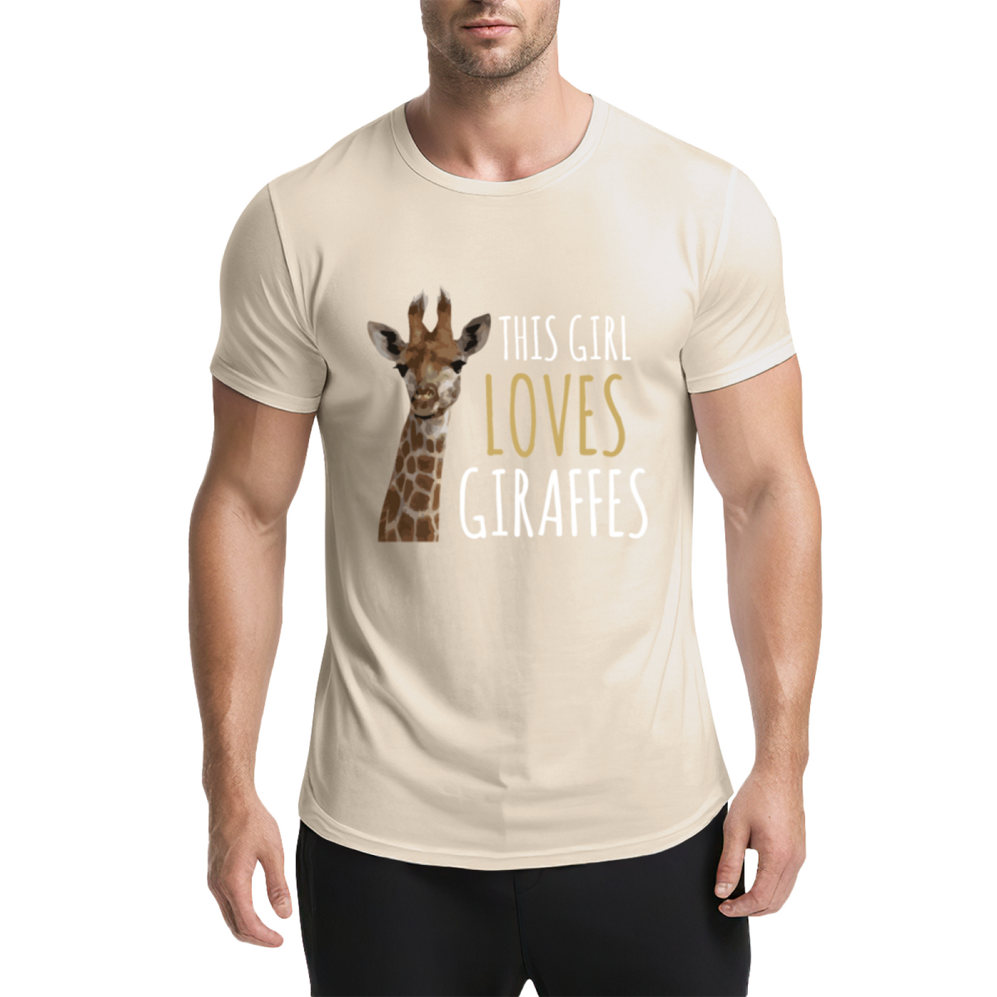 This Girl Loves Giraffes Cute Animal T-Shirt