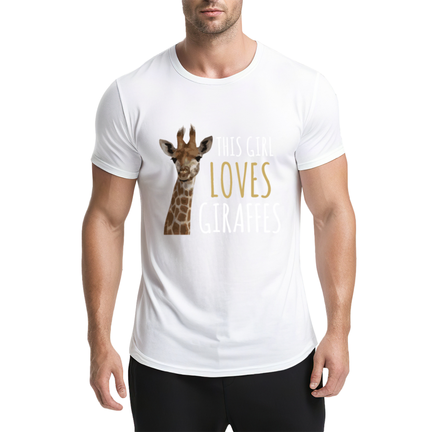 This Girl Loves Giraffes Cute Animal T-Shirt