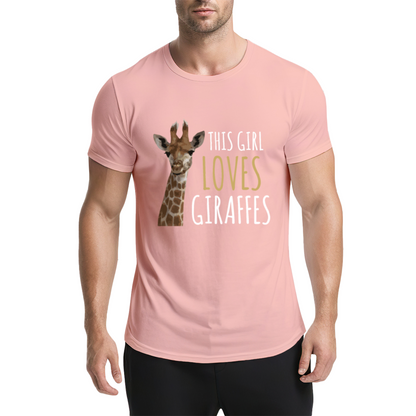 This Girl Loves Giraffes Cute Animal T-Shirt