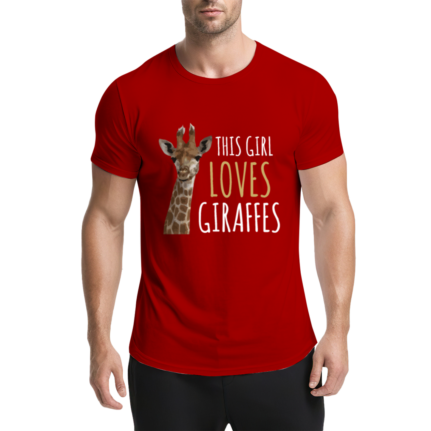 This Girl Loves Giraffes Cute Animal T-Shirt