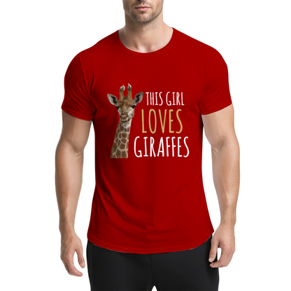 This Girl Loves Giraffes Cute Animal T-Shirt