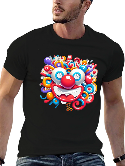 Fun Clown Graphic Tee - Quirky Unisex T-Shirt