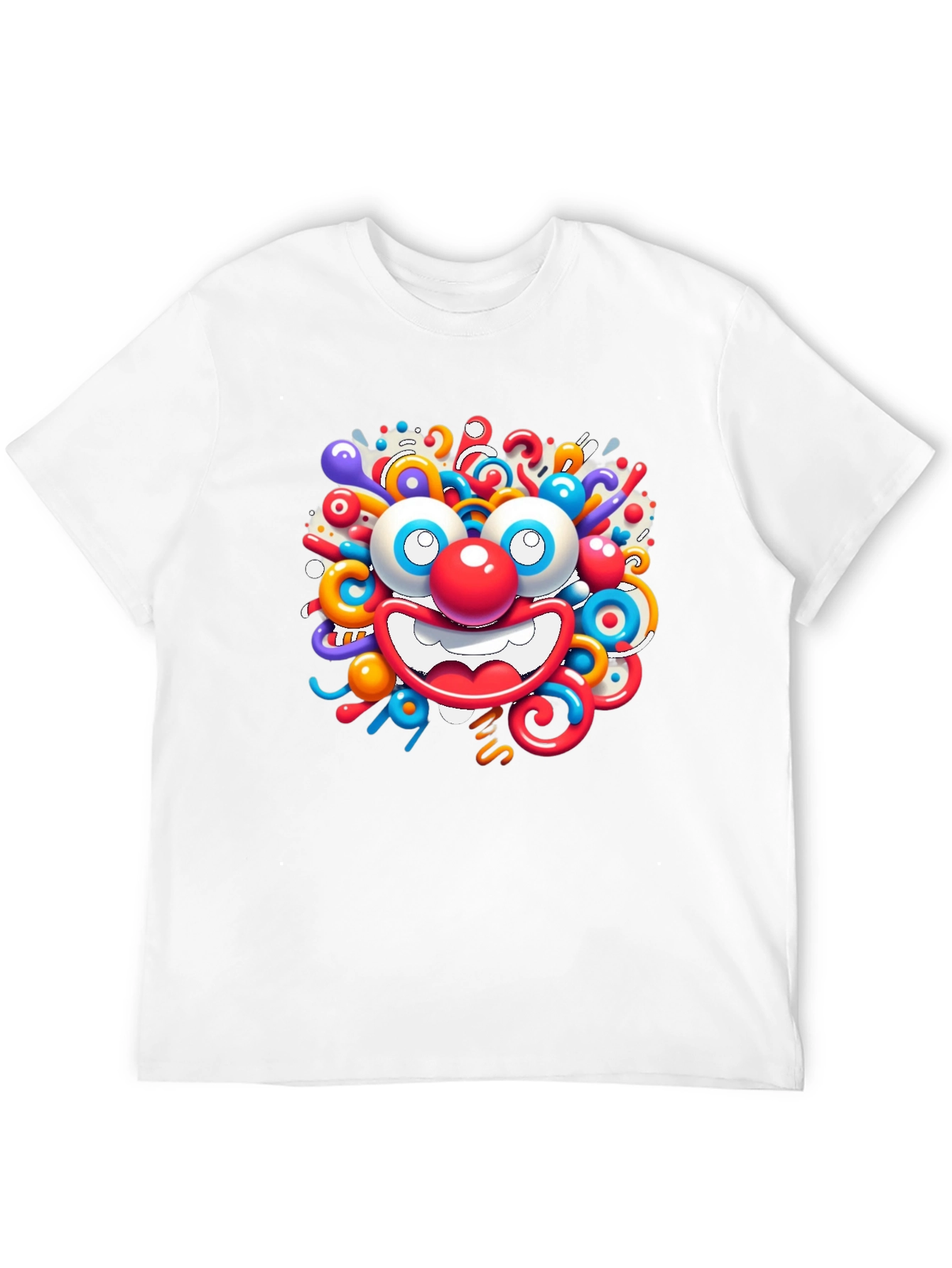 Fun Clown Graphic Tee - Quirky Unisex T-Shirt